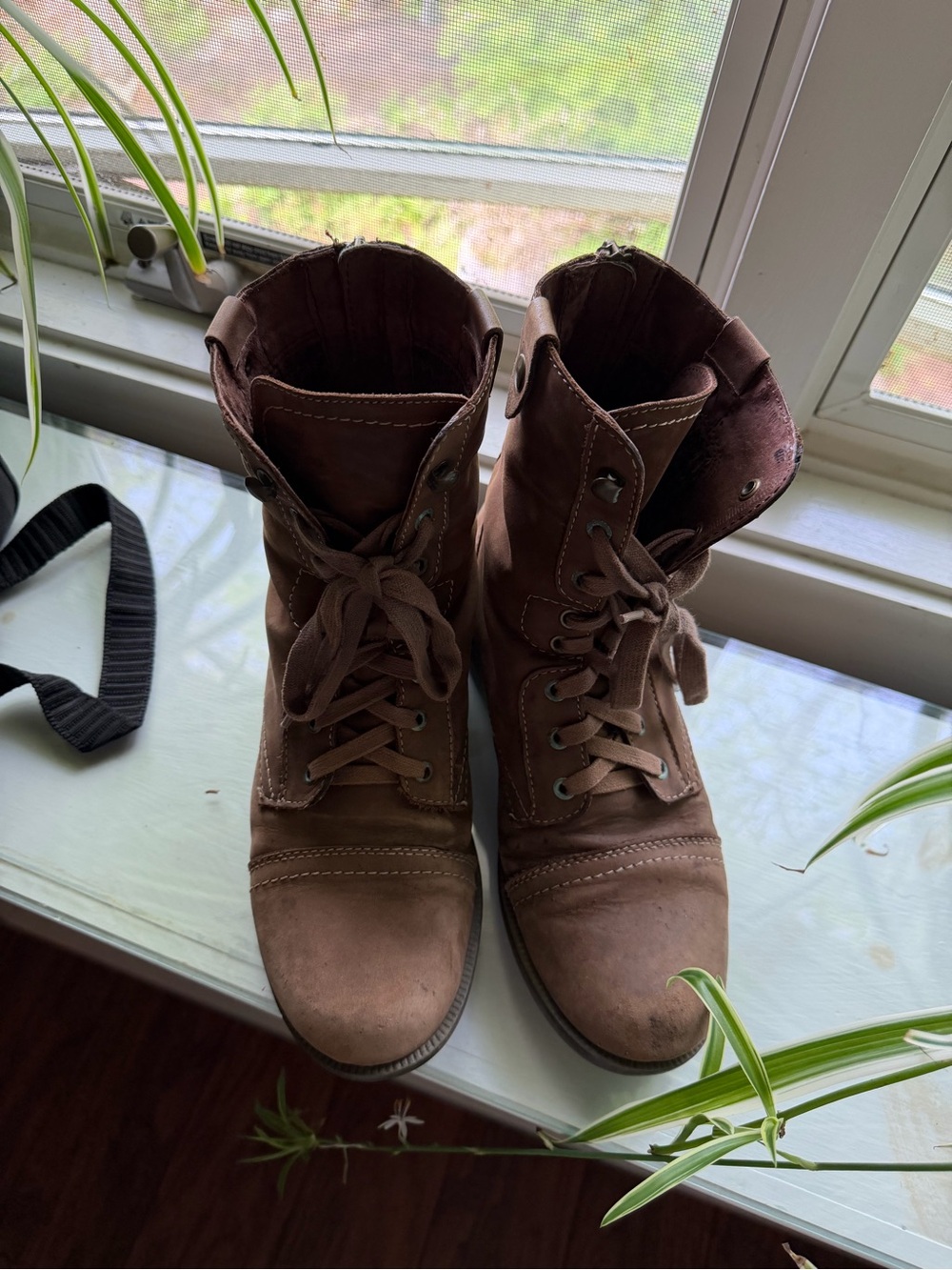 Cobb Hill by New Balance Women's Brown Lace-Up Ankle Boots